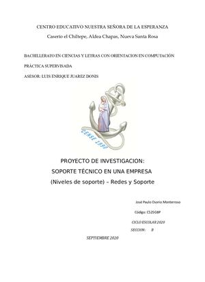Informe Final José Paulo Osorio Monterroso