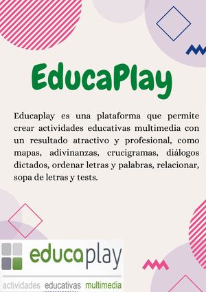 Educa Play Tutorial para creación Sopa de Letras