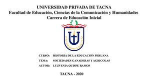 Sociedades Ganaderas y Agrícolas