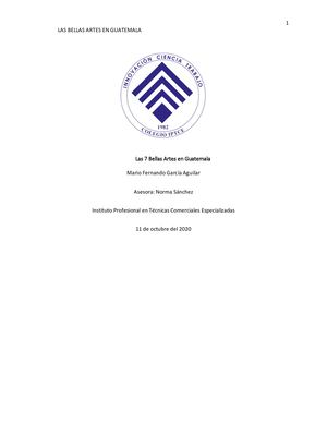 Las 7 Bellas Artes En Guatemala