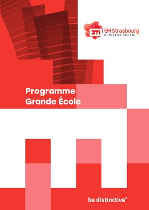 Programme Grande École