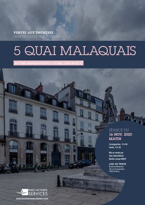 Plaquette 5 Quai Malaquai