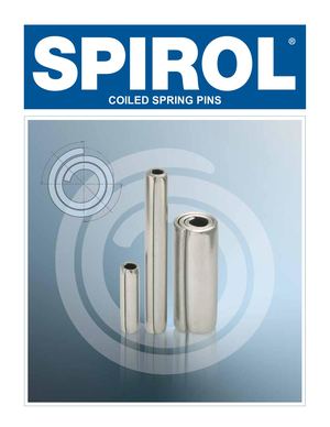 Spirol Coiled Spring Pins Design Guide