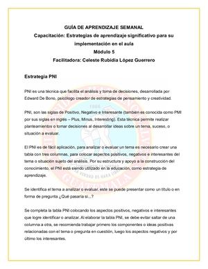 Capacitación Guía 5
