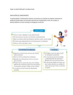 Liírica Popular Y Culta