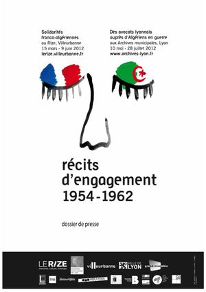 Dossier de presse - Exposition "Récits d'engagement 1954-1962 : Des avocats lyonnais auprès d'Algériens en guerre"