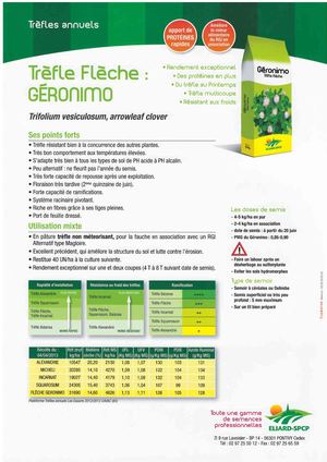 Trèfle Flèche GERONIMO