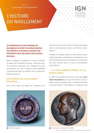 Comprendre le nivellement - Histoire du nivellement