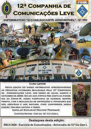 Informativo 3 Tri 2020 - 12ª Cia Com L