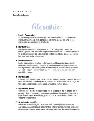 Glosario Legislación Dulce Guzmán