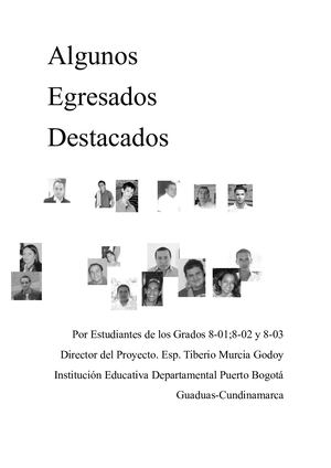 Egresados Destacados de la IED Puerto Bogotá