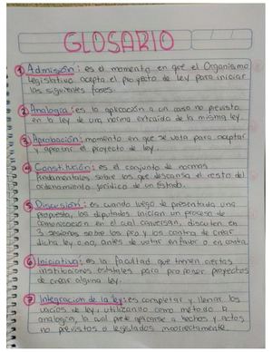 TAREA DERECHO GLOSARIO