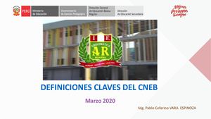 Ppt Definiciones Claves Del Cneb