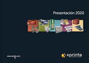 Xprinta catálogo dossier presentación 2020