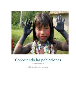 Conociendo Las Poblaciones