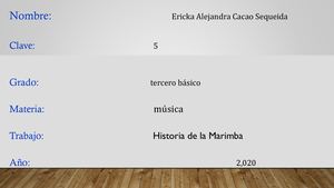 Historia De La Marimba