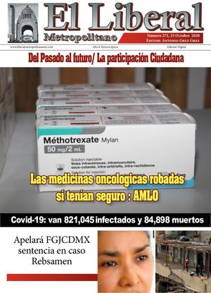 Periodico Liberal Metropolitano 15 Octubre 2020 Numero 271