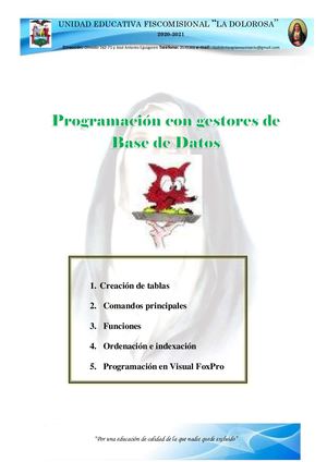 Visual Fox Pro Ruth Montaño Semana7