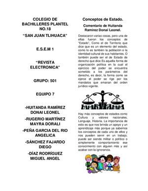 501 Revista Electronica E S E M 1 Equipo 7
