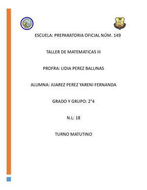 Caratula Taller De Matematicas