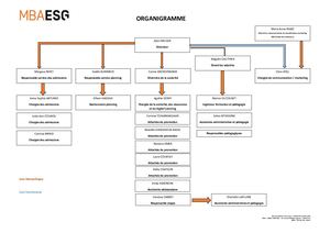 Mba Esg Organigramme Au 27 08 2020