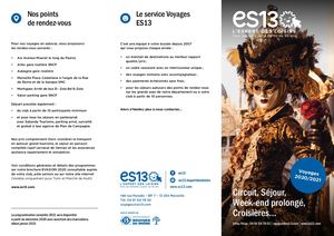 ES13 Depliant Voyage