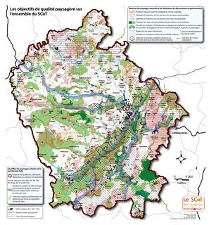 SCoT AM - 03 6 Annexe 6 Carte Des Objectifs De Qualité Paysagère