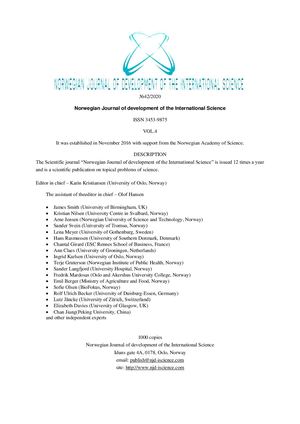 Norwegian Journal of development of the International Science №42 part 4