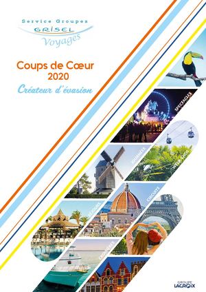 Brochure Coups De Cœur 2020 Grisel Voyages Groupes