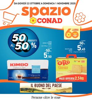 Volantino Conad Spazio Lazio Nord Ovest 22 Ottobre 01 Novembre