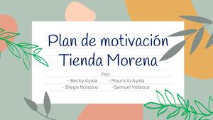 Plan Motivacional Tienda Morena