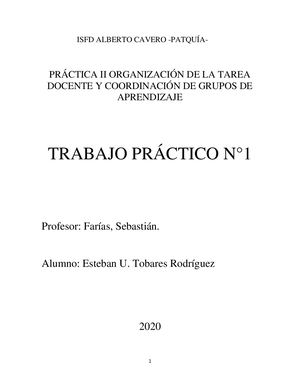 Trabajo Practico N°1 Tobares Esteban
