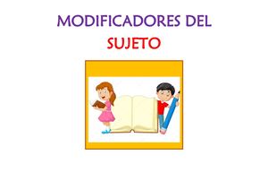 Modificadores Del Sujeto 2020