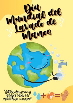 Día Mundial Del Lavado De Manos
