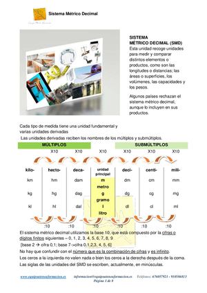 Sistema Metrico Decimal