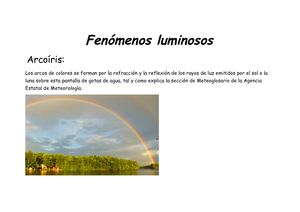 Fenómenos Luminosos