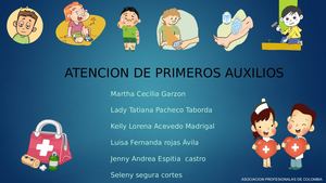 Cartilla  de primeros auxilios