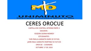 Segunda Parte De La Cartilla De Auditoria Interna