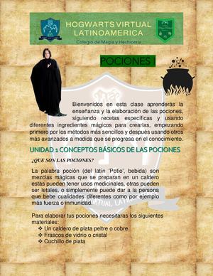 Unidad I Pociones Actualizado