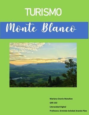Turismo en Monte Blanco