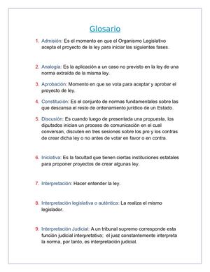 Glosario
