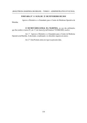 Distintivo e o Estandarte do Centro de Medicina Operativa da Marinha(CMOpM)