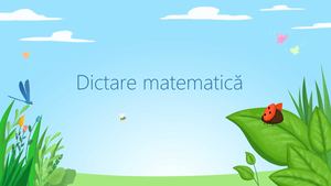 Dictare Matematică