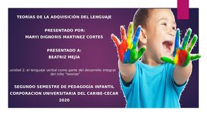 Teorías De La Adquisición Del Lenguaje
