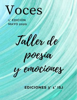 Voces. Poesía y emociones.