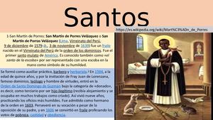 Los Principales Santos Peruanos
