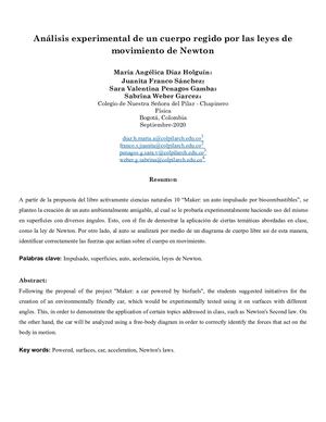 Informe Maker Fisica 1001