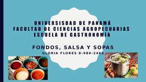 Fondos, Salsas Y Sopas