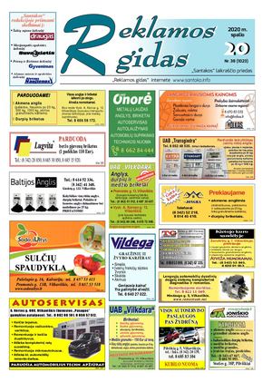 Reklamos Gidas 2020 10 20