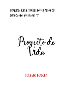 Proyecto De Vida